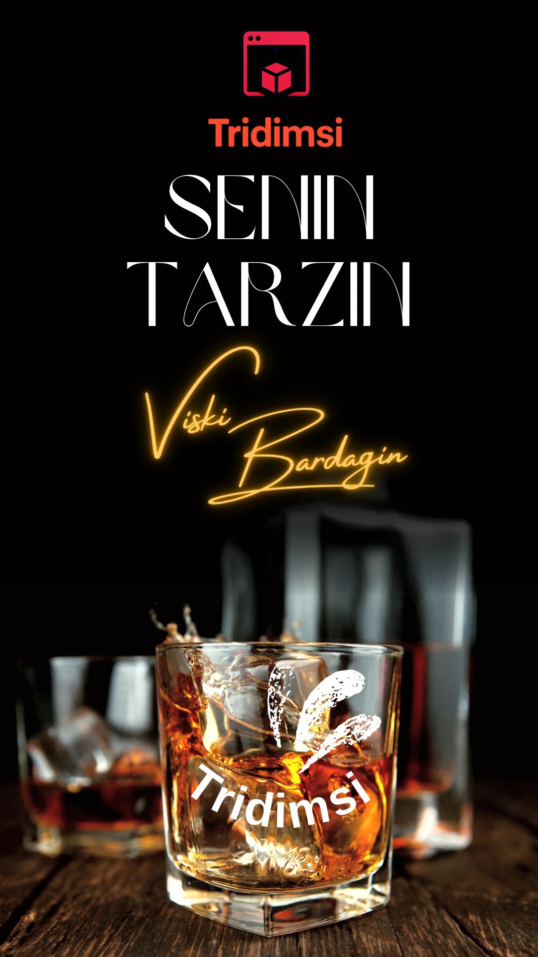 Kişiye Özel Baskılı Viski Bardağı
