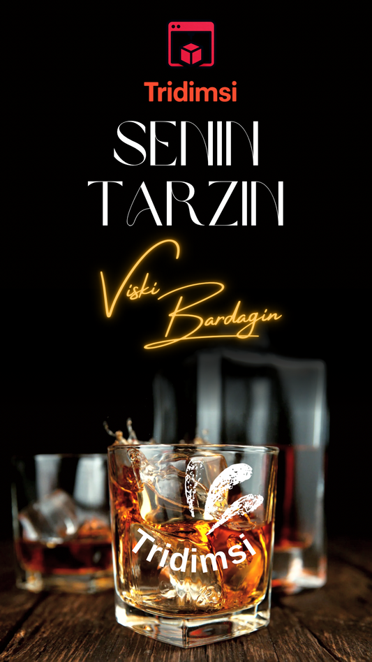 Kişiye Özel Baskılı Viski Bardağı