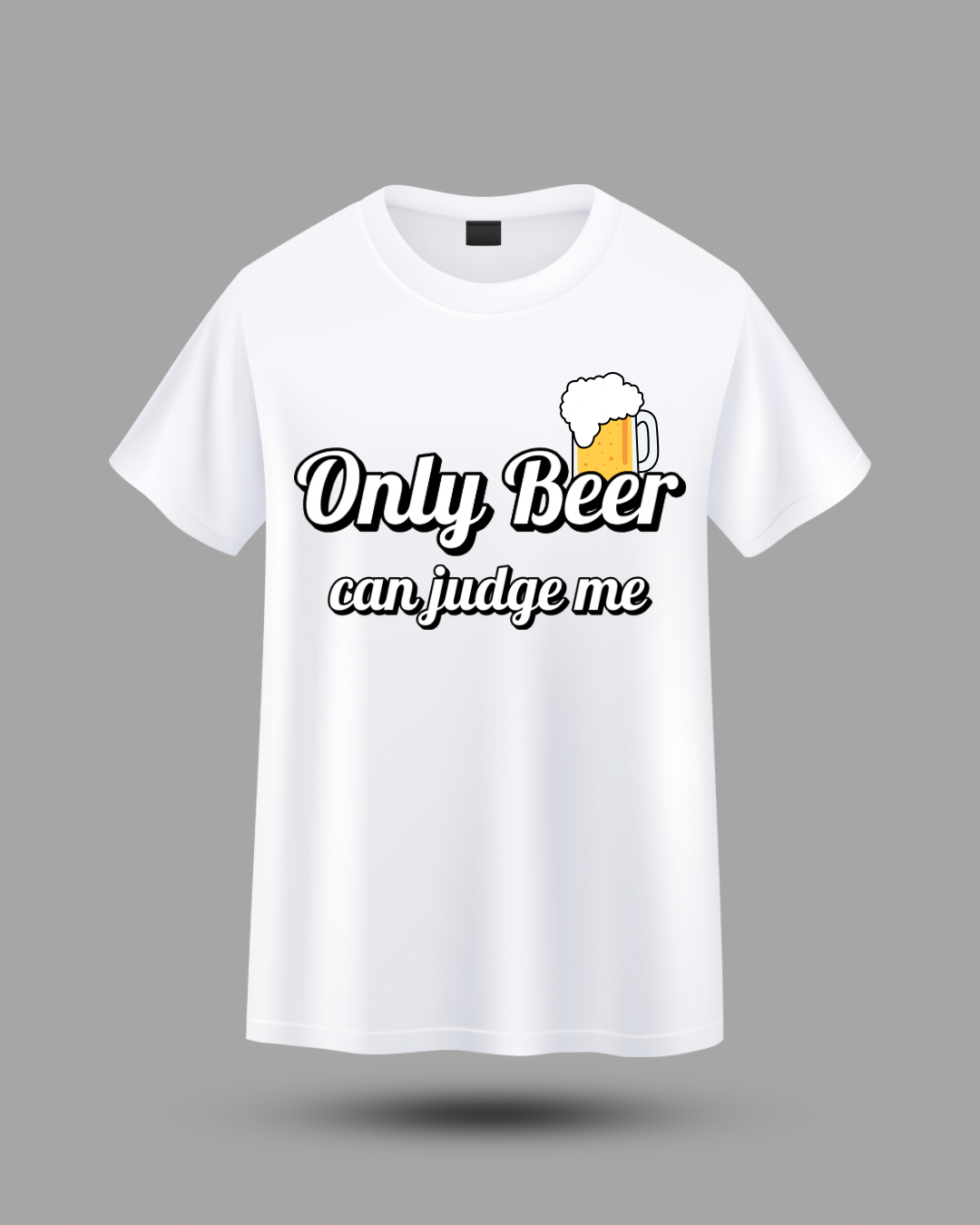 Only beer baskılı tshirt